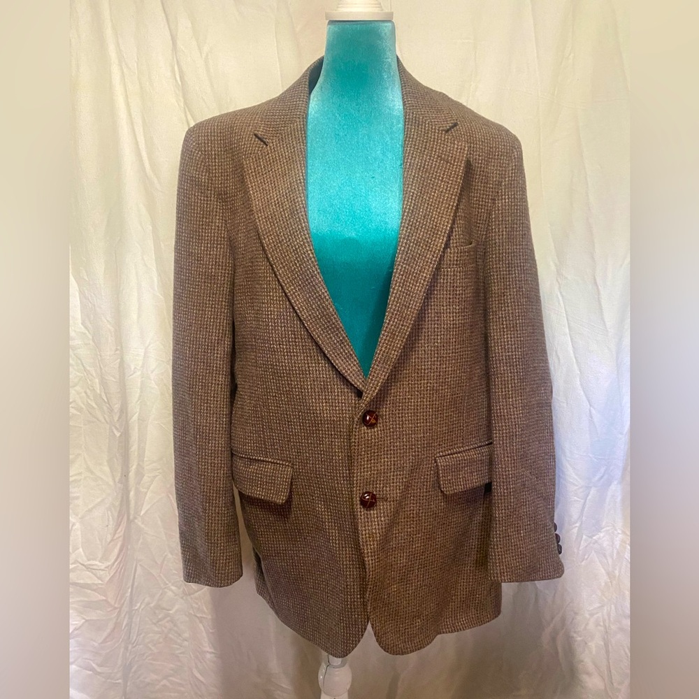 Stafford: light brown wool blazer